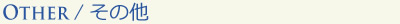 Other /その他