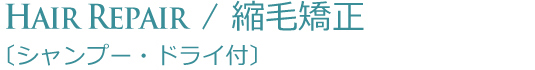 Hair Repair/縮毛矯正